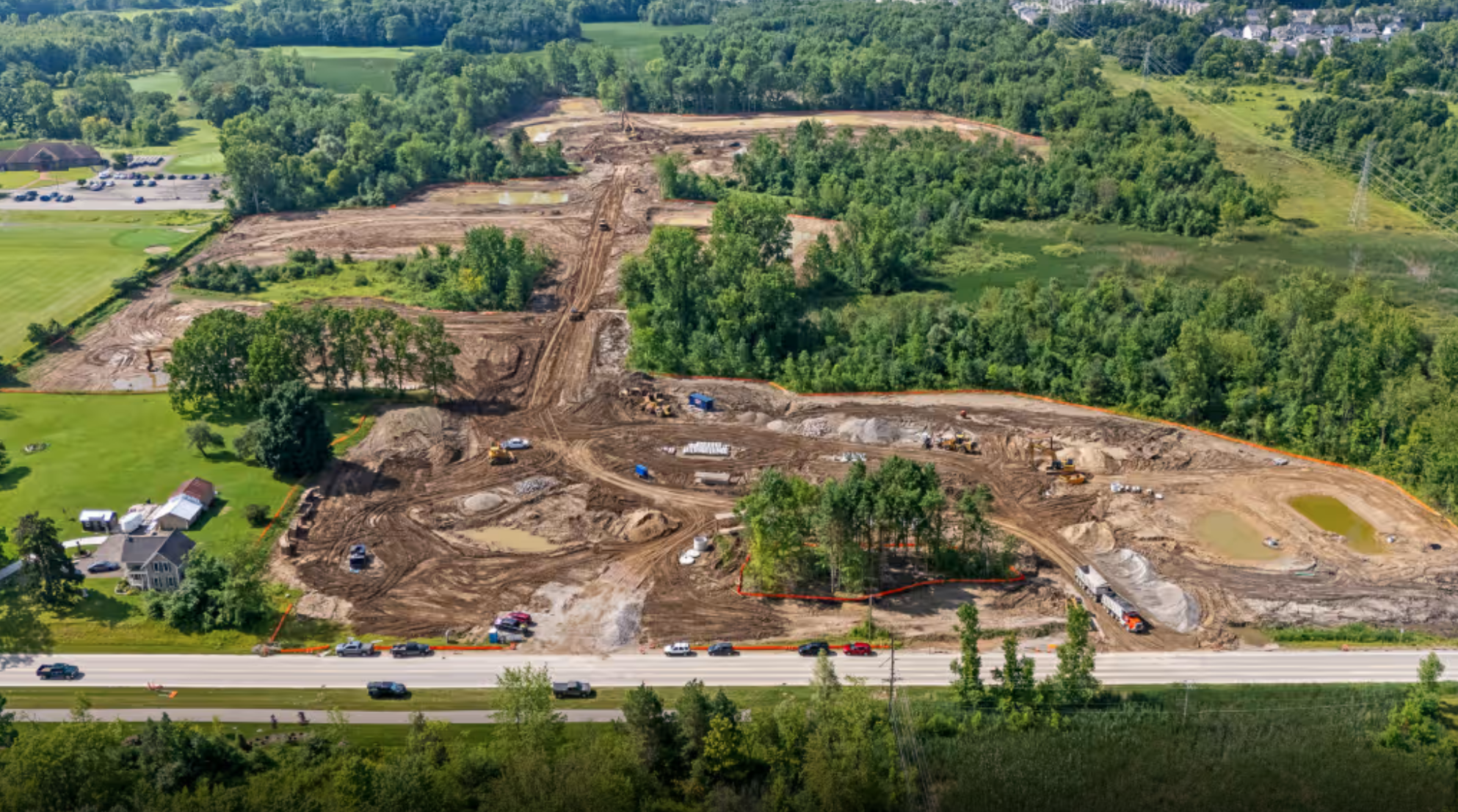 Meadows of Lyon Aerial