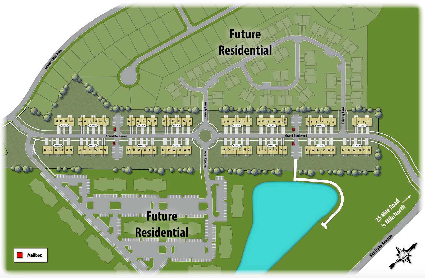 Legacy Village Townhomes Site Plan