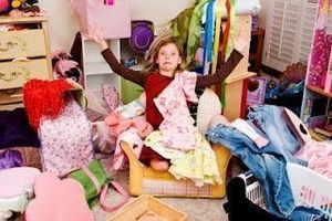 Cluttered Child's Bedroom