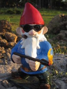 Flame Thrower Garden Gnome