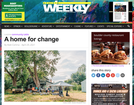 Burgess Grou Featured In Boulder Weekly