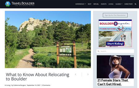 Catherine Burgess Writes For Travel Boudler