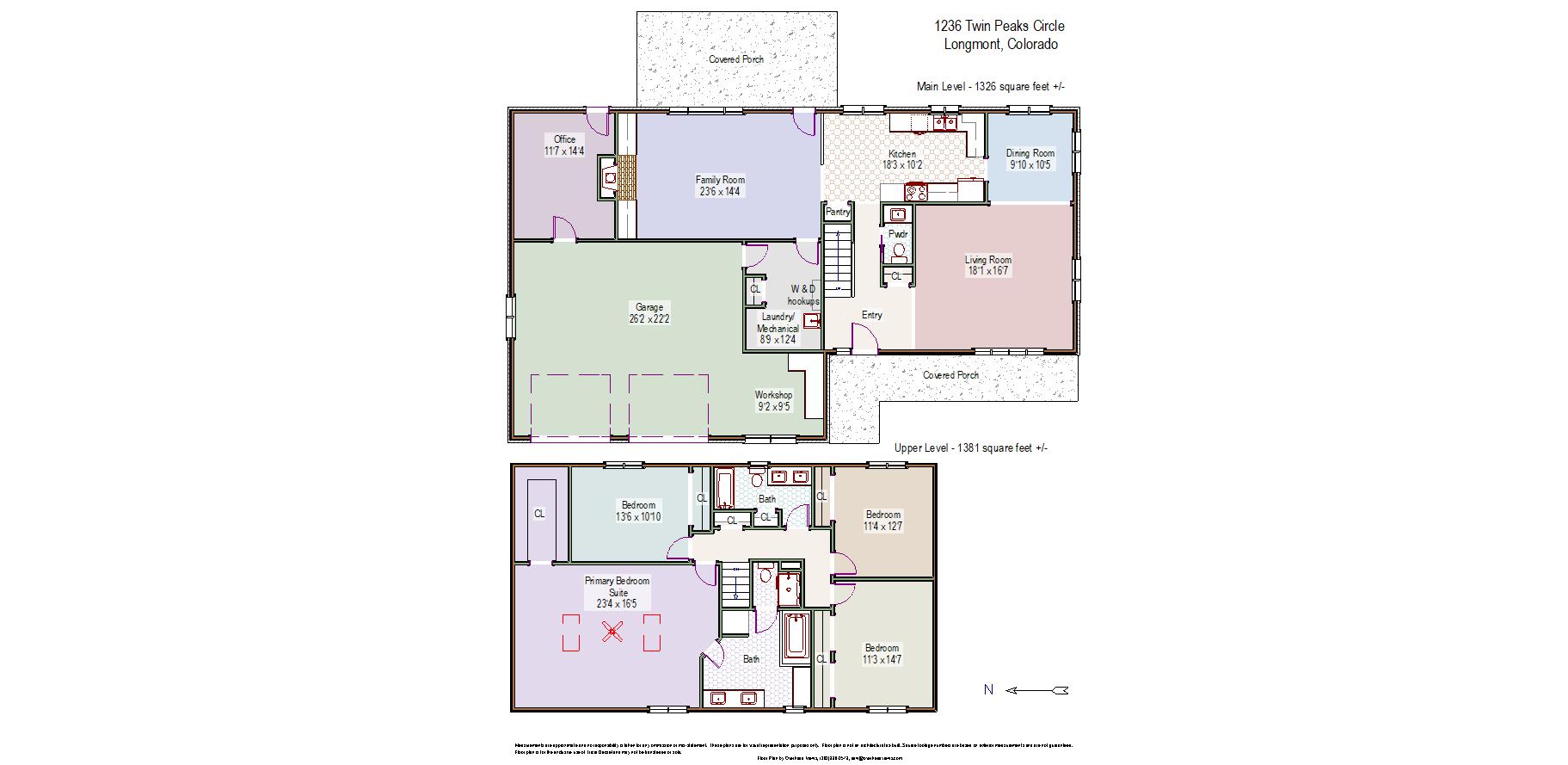 FLOORPLANS 1236 Twin Peaks Circle