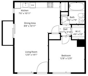 645 Manhattan Floorplan