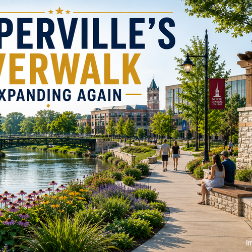 Naperville's Riverwalk Is Expanding Again With a New $2.1 Million Park
