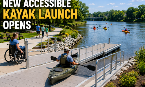 New ADA-Accessible Kayak Launch Opens at Montgomery Park