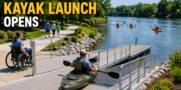 New ADA-Accessible Kayak Launch Opens at Montgomery Park