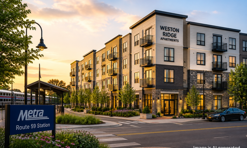 65 Micro-Apartments Proposed Near Naperville’s Route 59 Metra Station
