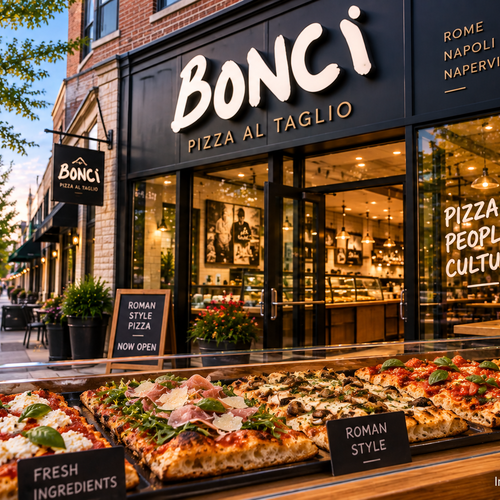 Rome’s Famous Bonci Pizza Just Opened in Downtown Naperville
