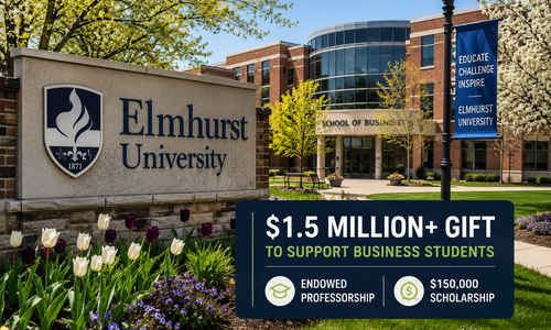Elmhurst University Receives $1.5 Million Gift to Support Business Students