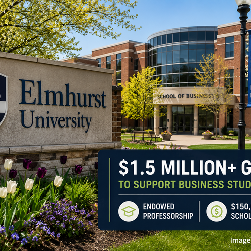 Elmhurst University Receives $1.5 Million Gift to Support Business Students