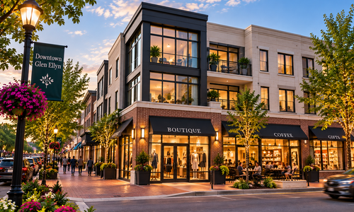 A New Mixed-Use Development Is Proposed for Downtown Glen Ellyn