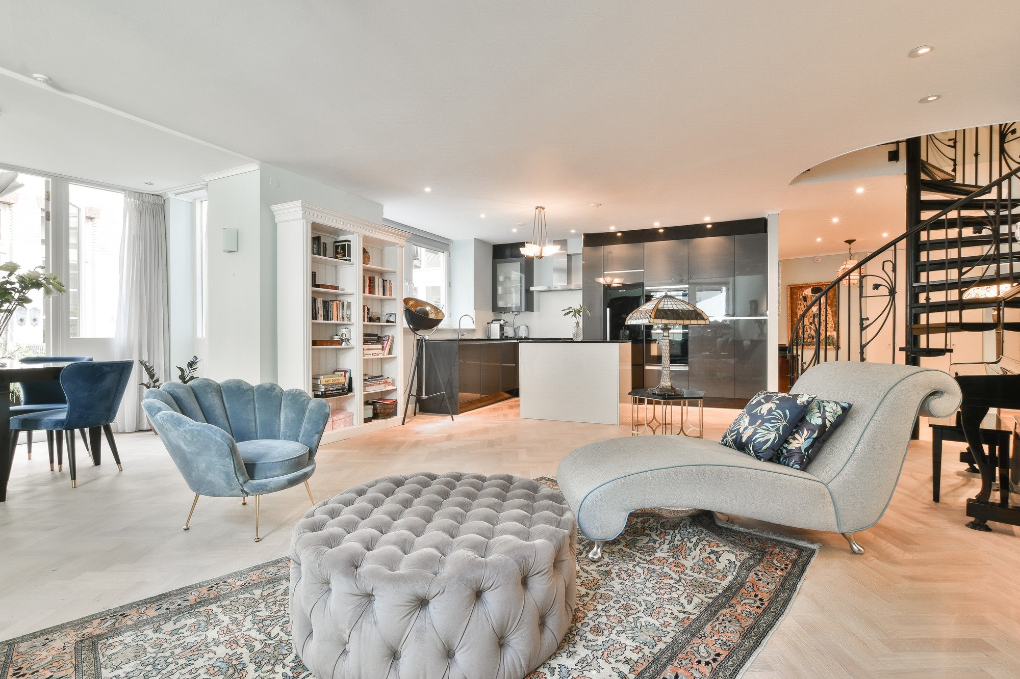 modern open living space