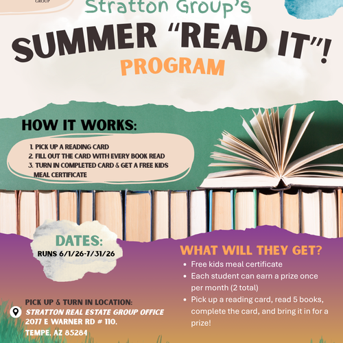 Read All Summer with Stratton Group's Summer Read It Program