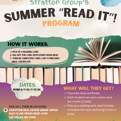 Read All Summer with Stratton Group's Summer Read It Program