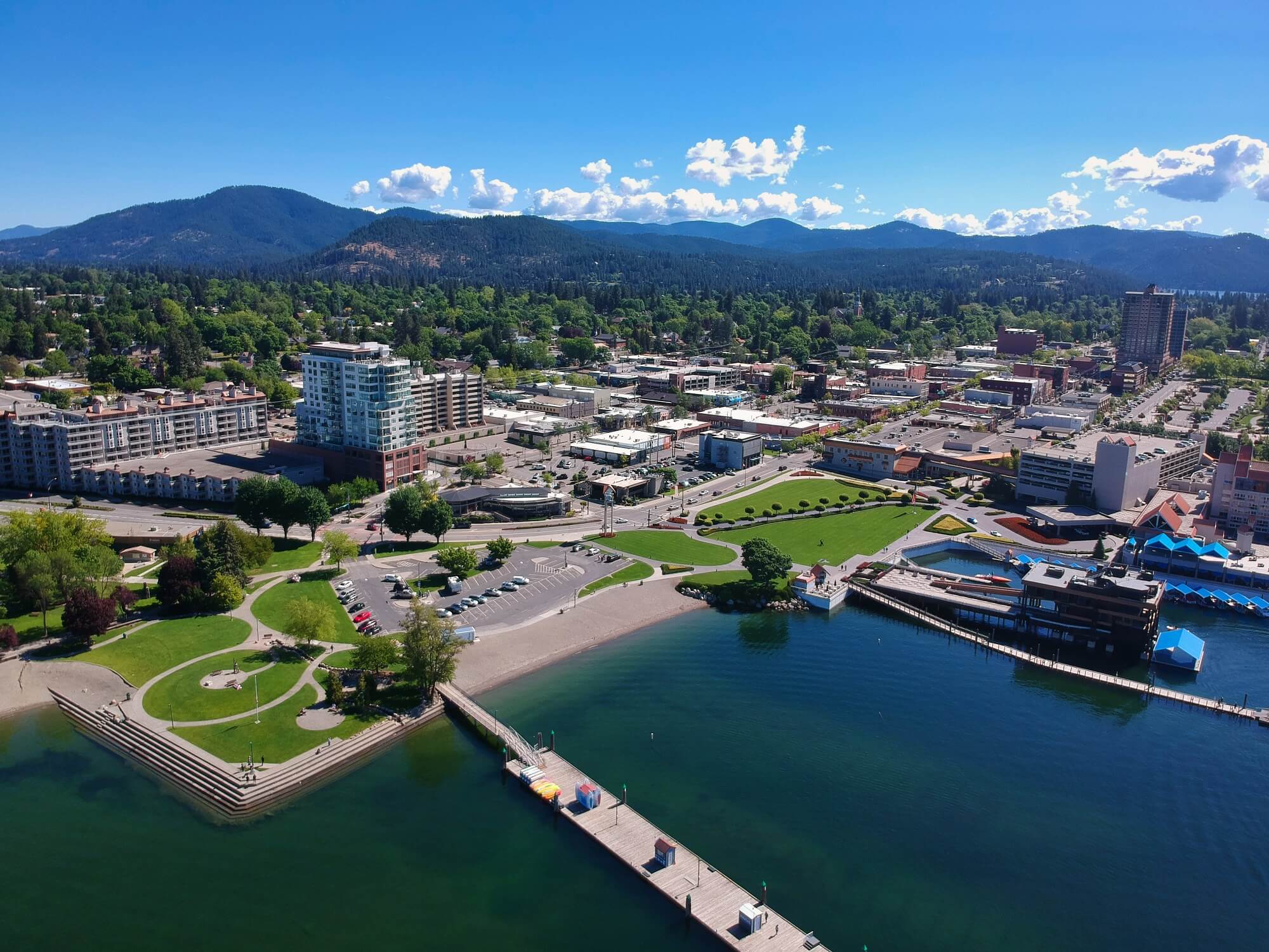 An Aerial View of Coeur d'Alene