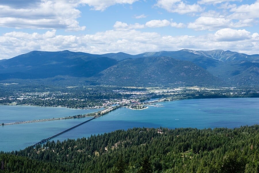 View of Lake Pend Oreille