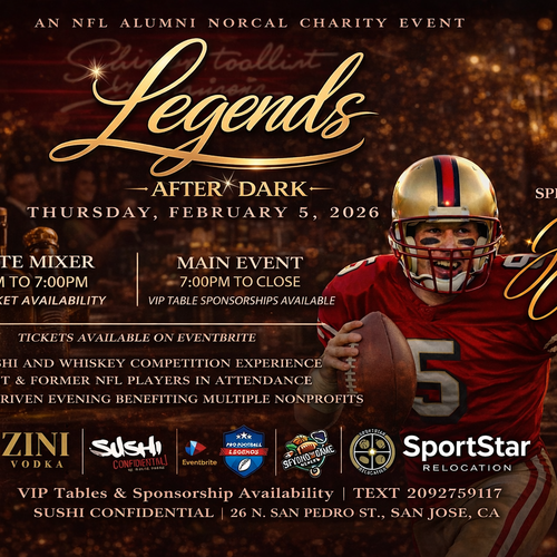 Legends After Dark – A Night Where Football, Flavor & Philanthropy Collide