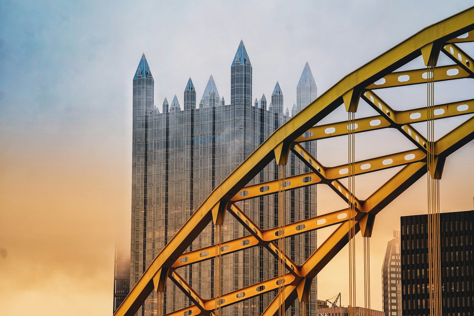 Is Pittsburgh a good place to live Roberto Clemente Bridge downtown