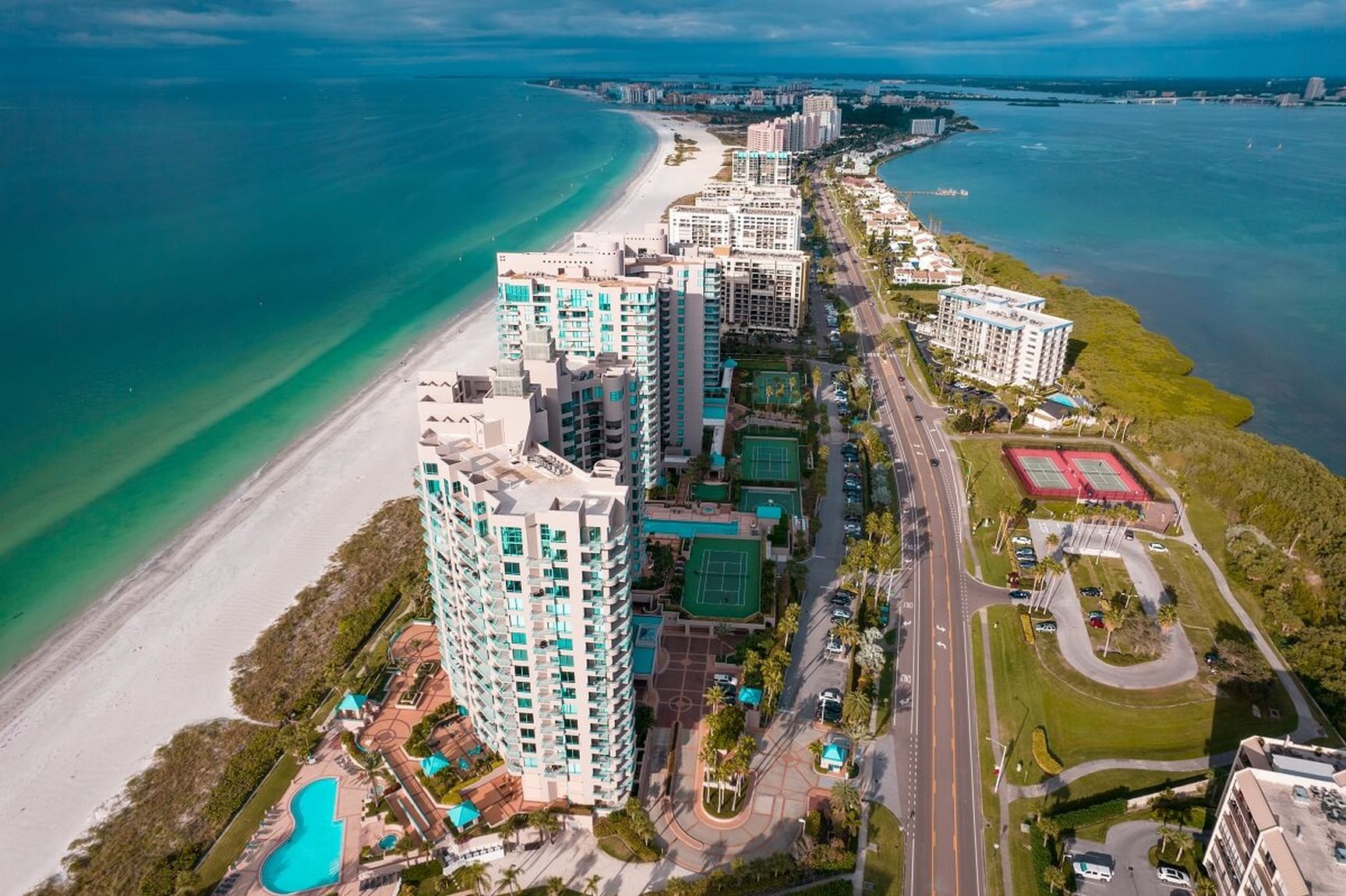 Clearwater Beach and city