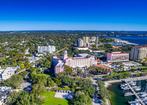 St-Petersburg-Florida-Panoramic-aerial-view-of-cityscape