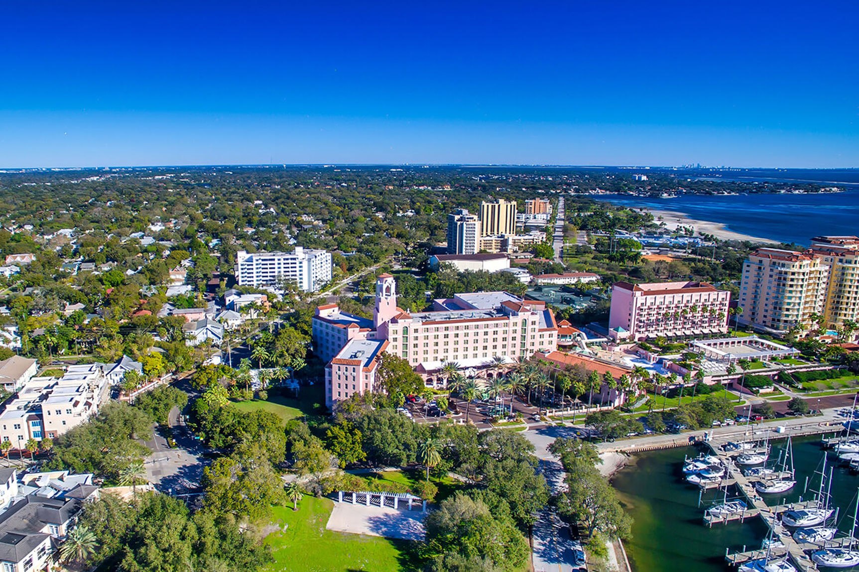 St. Petersburg skyline and waterfront