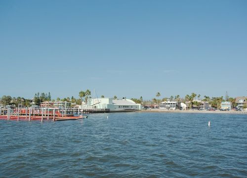 View from pier in Gulfport, Florida