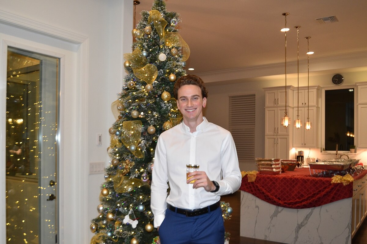 me at christmas party