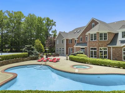 Back of house 15 Schaffer in Alpine NJ