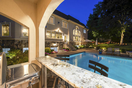 The view from the cabana at 270 Drew Paramus NJ