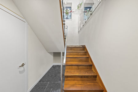 Remove everything from under the stairs