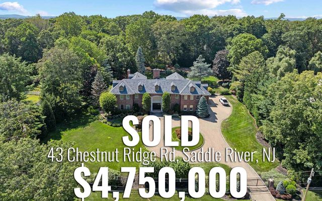 43 chestnut ridge rd Saddle River nj Sold by NJ Proper