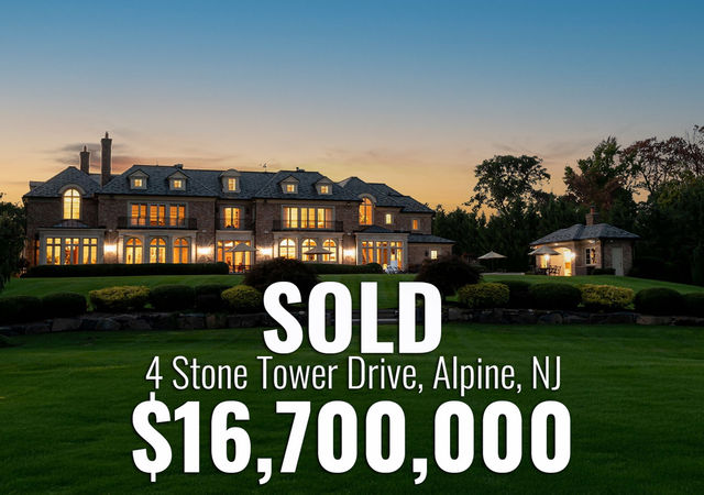 4 Stone Tower Alpine NJ sold by NJ Proper