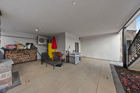 45 31 Island Trail Sparta NJ covered patio off Basement