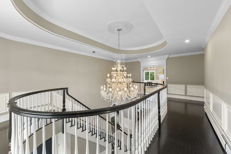 48 curved railing at 85 Sherwood Rd Norwood NJ