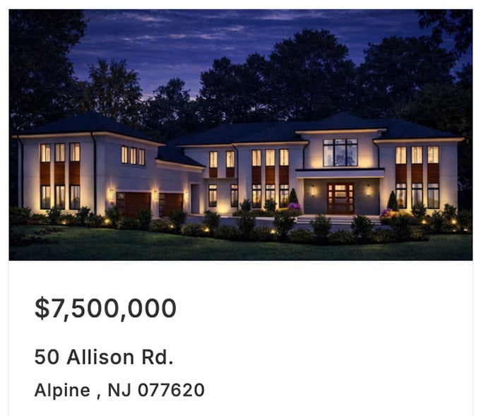 50 Allison Rd, Alpine NJ, Sold by Christina LaBarbiera