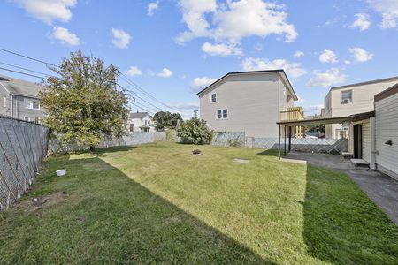 Back yard of 61 Garfield Ave in Garfield NJ