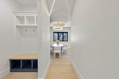 12 groin vaulted ceiling with led light installed in a new construction in paramus nj