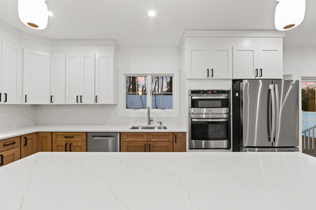 57 Quartz tops of counters