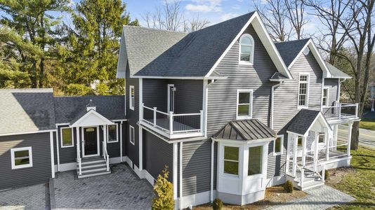 Aerial Front of 600 Lamanna in River Vale