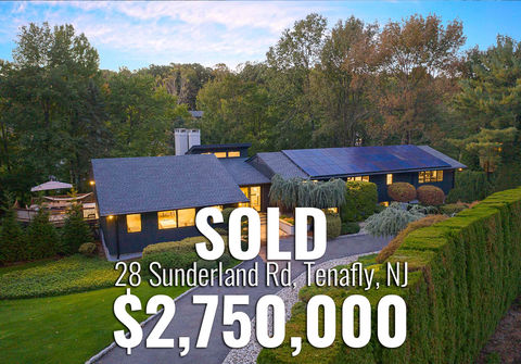 28 sunderland was the coolest split level renovation in tenafly nj that was sold by the njproper team for 6 figures above its asking price