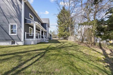 Wide Angle of Back Yard in River Vale NJ