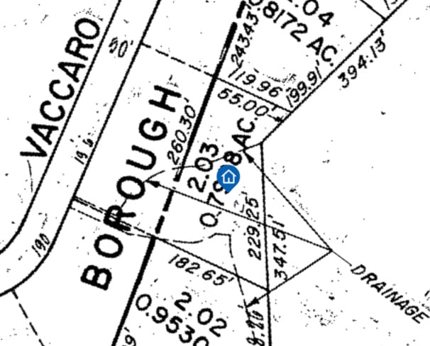 196 Vaccaro Dr. Cresskill Boundaries