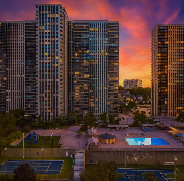 Revised Colorful Twilight winston towers