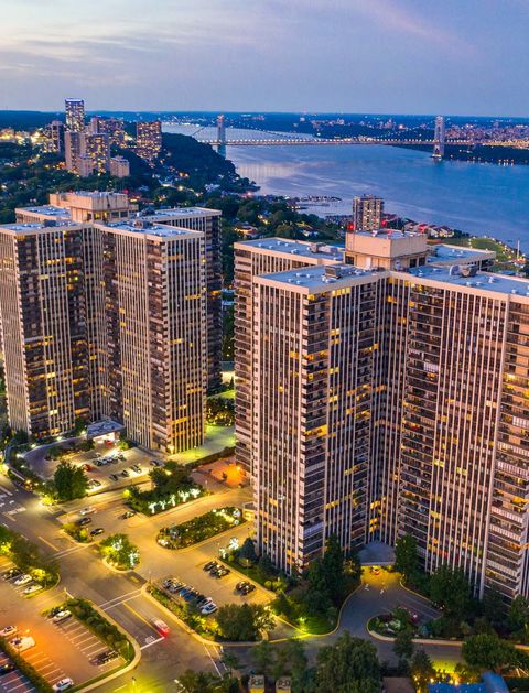 Winston Towers Aerial Looking North Gwb in Background