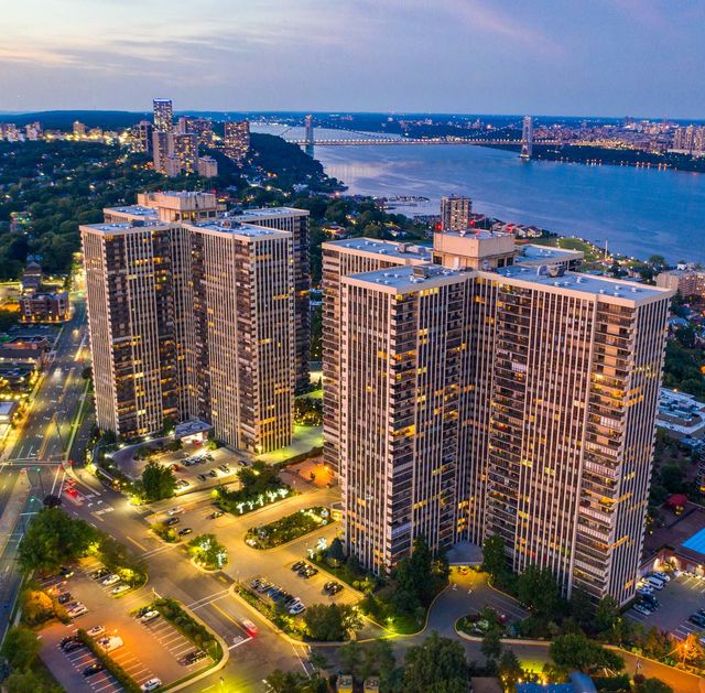 Winston Towers Aerial Looking North Gwb in Background