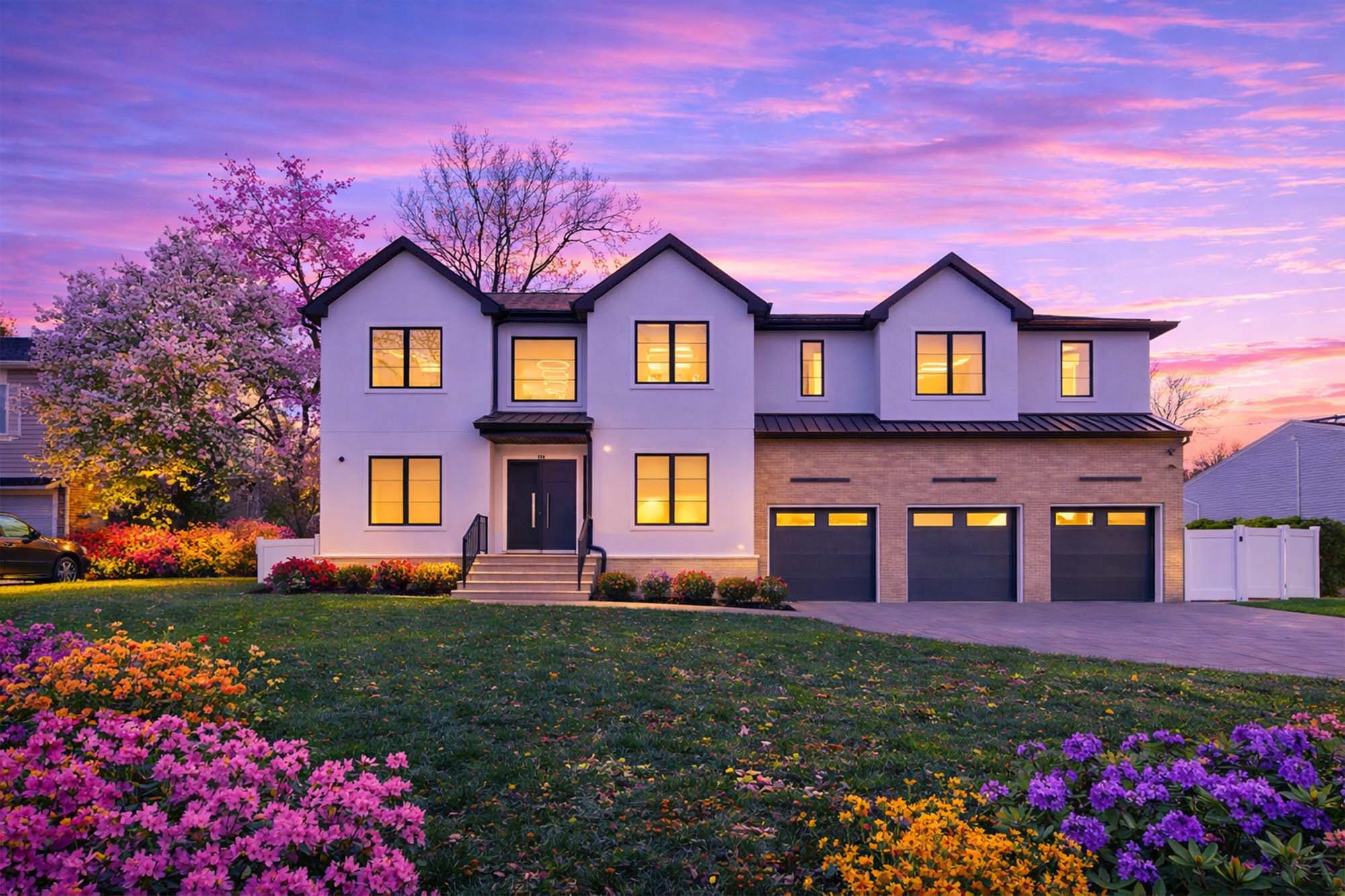 1 Front Twilight of 278 Columbia Terrace in Paramus NJ