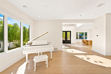 17 Piano room at a rock solid house in New Jersey Proper
