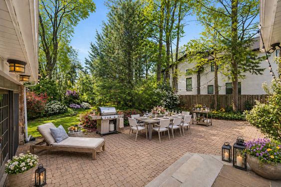 2 - Back yard party at 127 Westervelt in Tenafly NJ