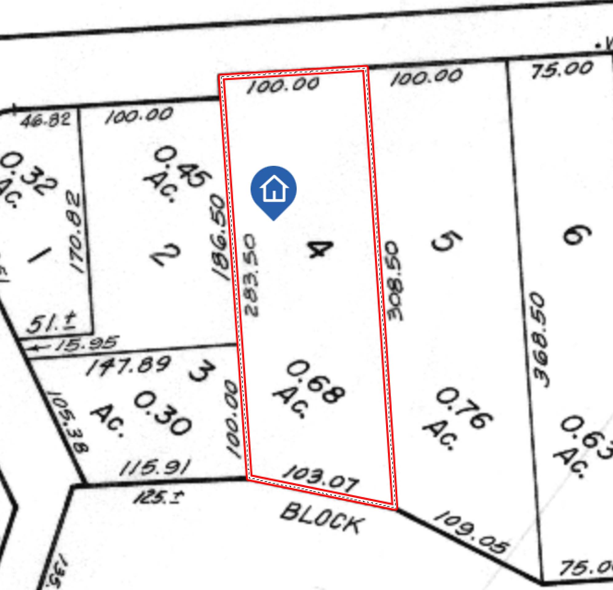 290 Dunkerhook Rd Paramus NJ Property Lines